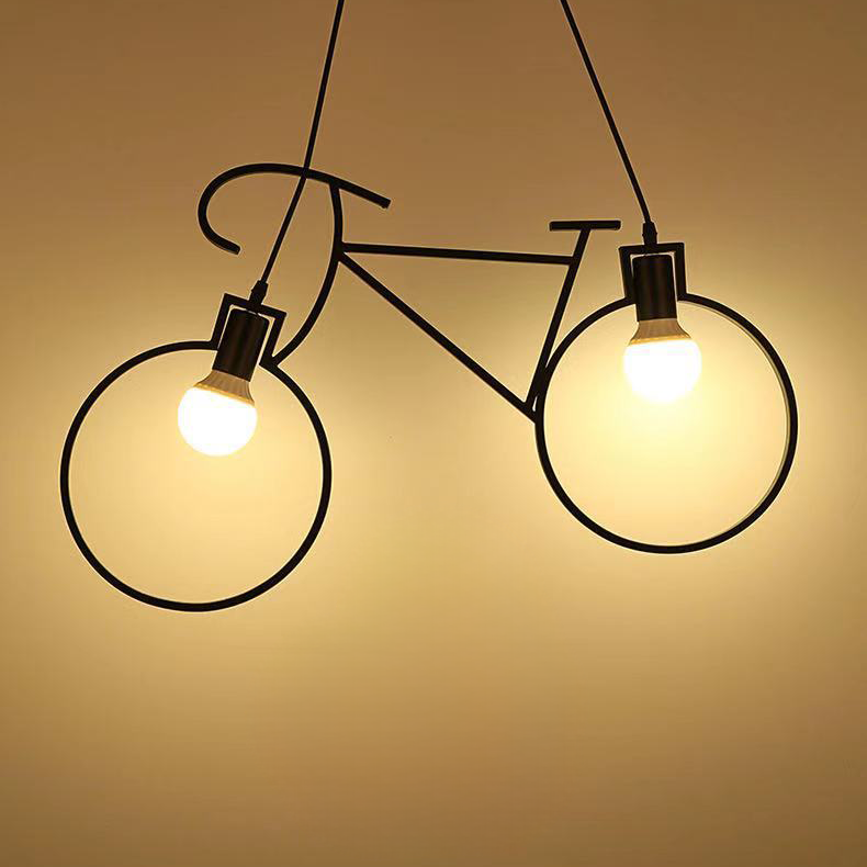 【インパクト大の映え照明】自転車デザインペンダントライト【LED/ユニーク/吊り下げ照明】