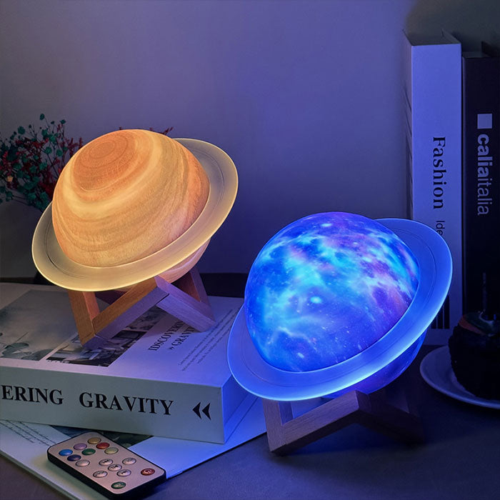 【カラフルに光る土星のスピーカー】プラネットスピーカーライト【LEDライト/Bluetoothスピーカー/インテリア】