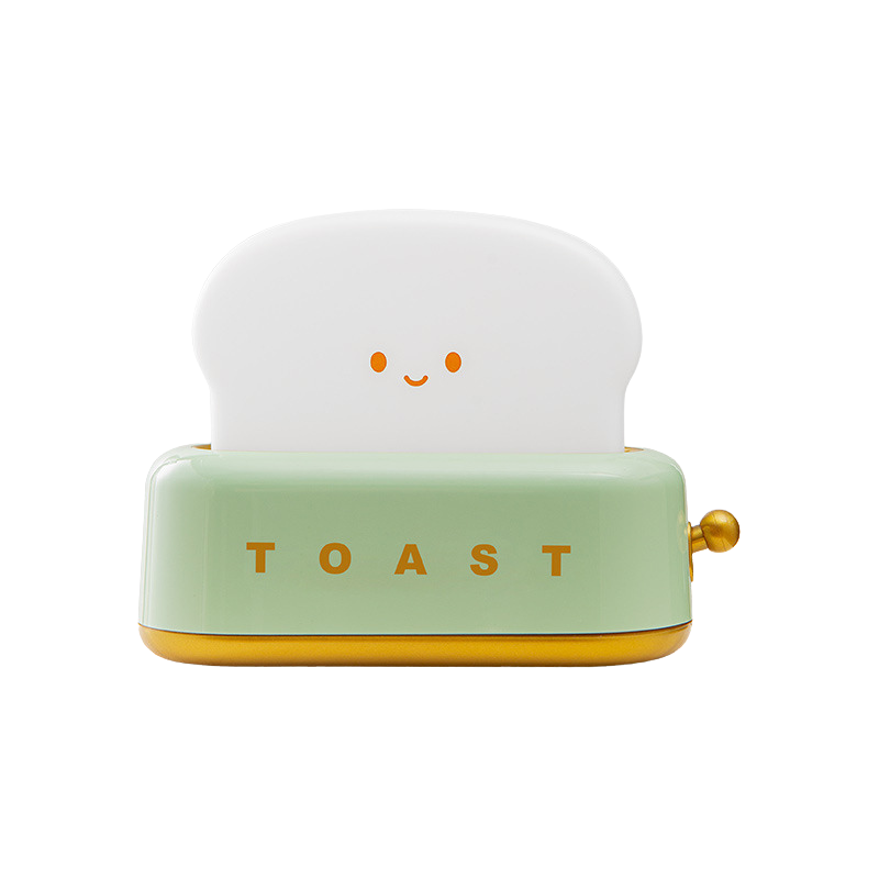 【目に優しいライトに癒される】トーストナイトライト【USB/ワイヤレス/かわいい】