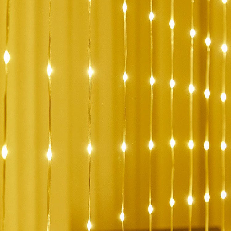 【夜を美しく彩る】LEDスターライトカーテン 【イルミネーション/パーティー/屋内外対応】】
